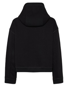 Sweat à capuche zippé en molleton de coton New Generation Balloon Cargo avec poche avant et logos personnalisés de haute qualité - Product Image 2
