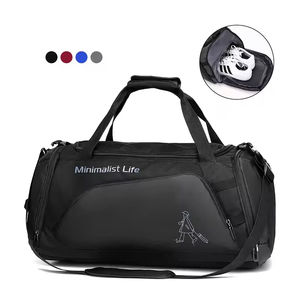 Sac de voyage grande capacité 2026 personnalisé avec logo, imperméable, pour sport, gym et baskets, avec compartiment à chaussures - Product Image 2
