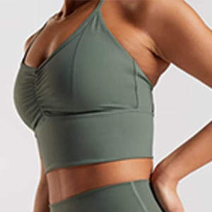Hot Sale Women's Fitness Sports <b>Bra</b> High Quality 4 Way <b>Stretch</b> Breathable Eco-Friendly Medium Elasticity XS Customizable Front - Product Image 1