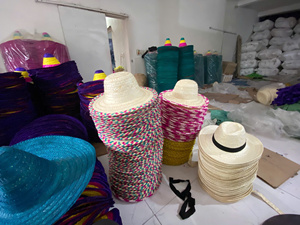 Sombrero de Paja Natural Estilo Mexicano, el Más Vendido, Transpirable, de Ala Ancha, Protección Solar - Product Image 4