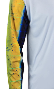 Camisa de Pesca de Manga Larga con Protección UV y Sublimación, de Secado Rápido, Camuflaje, Transpirable, Cómoda y Elástica - Product Image 4