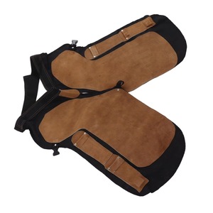 Protège-jambes de fermeur en cuir suédé souple personnalisé, réglables, pour le soin des sabots et la protection des artisans fermeurs - Product Image 2