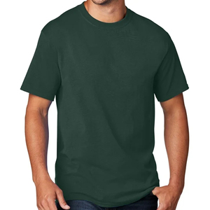 เสื้อยืดผู้ชาย OEM ปรับแต่งได้ 100% ผ้าฝ้าย คุณภาพสูง 200gsm ทรงโอเวอร์ไซส์ แขนสั้น สีพื้น เรียบง่าย สบายๆ 180gsm ดีไซน์เปล่า BD T-Shirt - Product Image 1