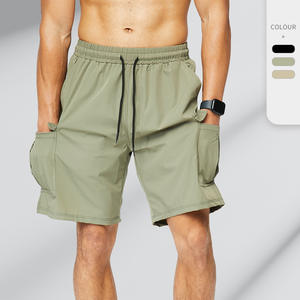 Shorts Deportivos para Hombre al por Mayor, de Alta Calidad, Sólidos, de Secado Rápido, Transpirables, de Malla, Resistentes al Viento, para Entrenamiento - Product Image 2