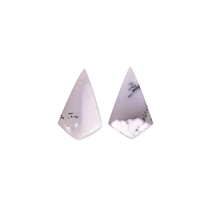 Ópalo Dendrítico Natural de 13.2 Quilates (Peso por Par) 20x12mm Forma de Cometa Gema Suelta - Product Image 1