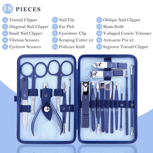 Manicure Set Pedicure Professional Pedicure Manicure <b>Kit</b> Stainless Steel <b>Nail</b> Clippers Grooming <b>Kit</b> OEM Serviced Cheap Price - Product Image 2