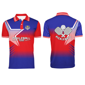 เสื้อโปโลพิคเคิลบอลแห้งเร็วสำหรับผู้ชายและผู้หญิง เสื้อกีฬาโพลีเอสเตอร์ สวมใส่สบาย ระบายอากาศได้ดี - Product Image 1