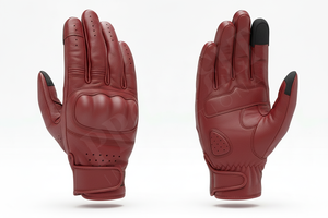 Gants de moto en cuir épais pour l'hiver, compatibles écran tactile, respirants, de protection, pour la conduite, la course, pour hommes et femmes, pour l'extérieur - Product Image 2