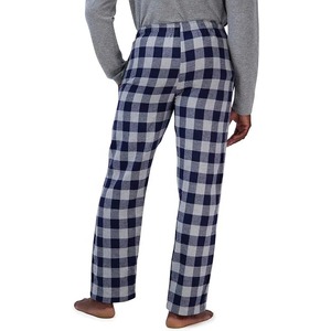 Autumn Winter Women's 100% Cotton Crew Neck <b>Flannel</b> <b>Pajama</b> Set High Waist Long Sleeve Trousers Casual Two Piece Lightweight - Product Image 4