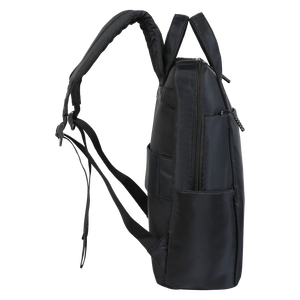 กระเป๋าเป้สะพายหลังแล็ปท็อปแบบพกพา ดีไซน์เรียบหรู กันน้ำ ซิปปิด ผลิตจากโพลีเอสเตอร์ สไตล์วินเทจ เหมาะสำหรับไปโรงเรียนและเดินทาง - Product Image 2