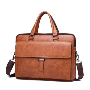 Sac pour ordinateur portable en cuir véritable marron pour hommes et femmes, moderne, durable, simple, de qualité supérieure, personnalisable, fait main, sac personnalisé - Product Image 4