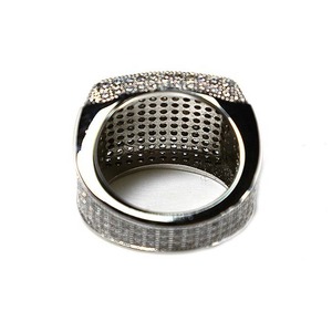 Bague Hip Hop en Diamant Moissanite de Haute Qualité pour Mariage, Anniversaire et Cadeau, Disponible en Gros - Product Image 3