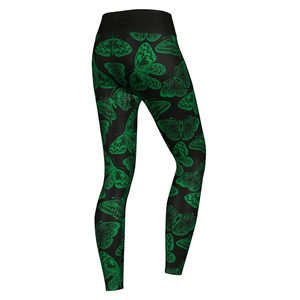 Leggings de yoga personnalisés pour femmes, motif papillon, taille haute, vêtements de sport, pantalon de fitness extensible - Product Image 6