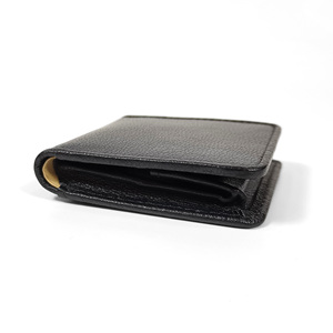 [Sales Promotion] Low MOQ Castello Premium Cowhide Nappa Soft Leather Box Shape Utility <b>Coin</b> <b>Case</b> Black Handmade - Product Image 2
