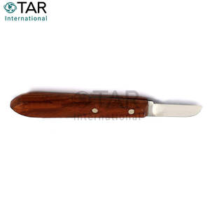 Cuchillo de laboratorio dental de 6 pulgadas 7R para mezclar y modelar yeso y alginato, de acero inoxidable, doble punta, herramienta profesional de calidad superior. - Product Image 5