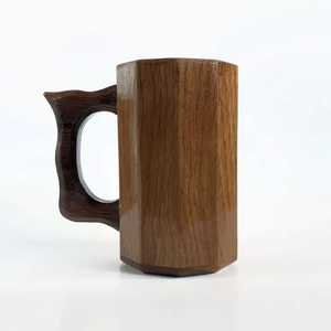 Exclusive Wooden Mug Trendy <b>Reusable</b> Wooden <b>Cup</b> Elegant Natural Finish Premium Drinkware Stylish Wood - Product Image 4