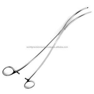 Pince de résection antérieure WPS Foss 11,5 pouces, forme en S, mâchoires lisses, forceps chirurgical ophtalmique à verrouillage à cliquet manuel - Product Image 2