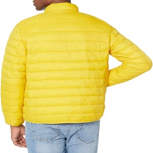 Men's Customized Color Coated Lightweight Puffer <b>Jacket</b> Zipper Closure Stand Collar Windproof Casual <b>Winter</b> Regular Fit - Product Image 5