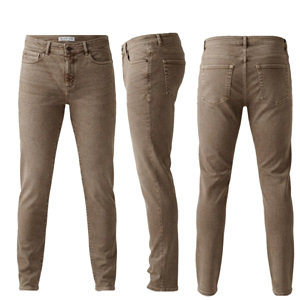 Pantalones Casuales de Corte Slim para Hombre MASTER TEXTILE MJ-ND-1002, Color Sólido, Cintura Media, Spandex/Algodón, Protección UV, Transpirables - Product Image 1