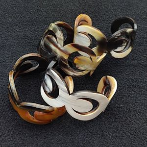 Decorative Buffalo Horn Cuff <b>Bracelet</b> Handmade Natural Jewelry Piece For Ladies Elegant And Modern Style - Product Image 5