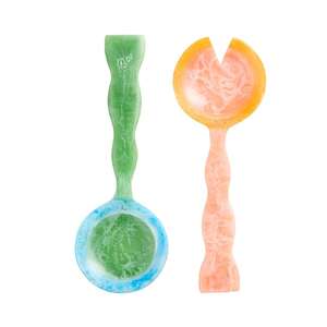 Resin <b>Salad</b> Serving spoon fork Set Eco-Friendly Dishwasher Safe Modern Design Custom Color <b>Salad</b> <b>Tools</b> Home Kitchen - Product Image 5