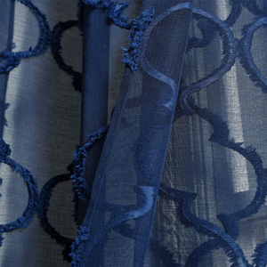 Cortinas Baratas Más Vendidas, Tela 100% Poliéster para Ventanas, Cortinas Modernas con Alto Nivel de Oscurecimiento para Decoración - Product Image 2