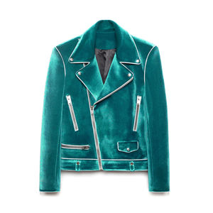 Classic <b>Mens</b> <b>Velvet</b> <b>Jacket</b> Luxury Slim Fit Premium Winter Stand Collar Front Logo <b>Dinner</b> <b>Jacket</b> for <b>Men</b> - Product Image 3