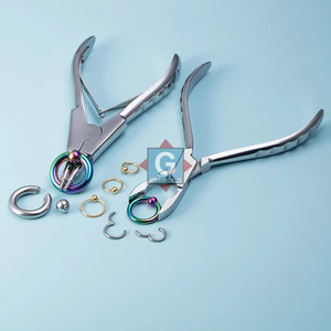 Alicates para Anillos Abiertos y Cerrados de Acero Inoxidable, Duraderos, para Orejas, Labios y Nariz, Pinza Profesional para Piercings Corporales Foerster de Gray Rocks - Product Image 2