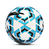 Ballon de football en cuir PU de haute qualité avec logo personnalisé, écologique, pour intérieur/extérieur, style classique, léger, durable, sérigraphié