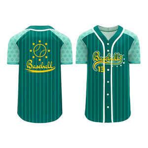 Custom <b>Baseball</b> Jersey Team Uniform Red Black Flame Sleeve Button Front Sports Shirt for Outdoor Events - Product Image 3