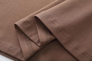 T-shirts personnalisés à logo frontal pour hommes, coupe classique, col rond – 100 % coton toile respirant, anti-plis, 220 g, vente en gros à bas prix - Product Image 3