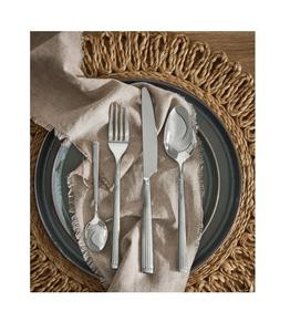 Juego de cubiertos metálicos modernos para cocina con diseño de mango ergonómico, cubiertos resistentes para uso doméstico, hotelero, en restaurantes y servicios de catering. - Product Image 4