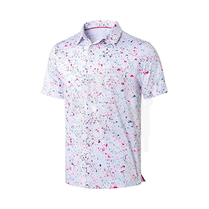 Polo Negro para Hombre, Manga Corta, Transpirable, Diseño Casual, Corte Regular, Color Sólido con Ribete Amarillo - Product Image 3
