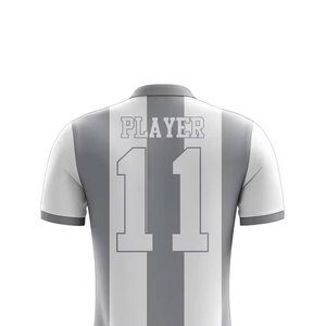 เสื้อฟุตบอลโพลีเอสเตอร์ 100% ขายส่ง เสื้อฟุตบอลแห้งเร็วสำหรับผู้ใหญ่และเด็ก - Product Image 5