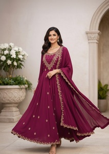 Most Selling Fancy Pink Soft Silk <b>Kurtis</b> for Office and Regular Wear at Wholesale Price Casual Dresses Kurti - Product Image 3