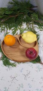 Plateau de service en bois artisanal multifonctionnel pour le petit-déjeuner, les collations, le thé, le café et l'usage domestique - Product Image 3