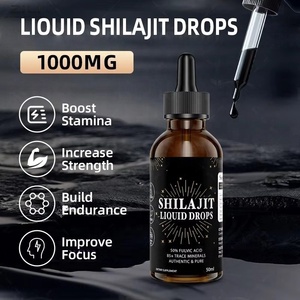 Gotas de Shilajit Orgánico de Marca Privada, Energía Natural, Desintoxicación y Apoyo Inmunológico, Ricas <span class=keywords><strong>en</strong></span> Más de 85 Minerales Traza y Ácido Fúlvico - Product Image 3