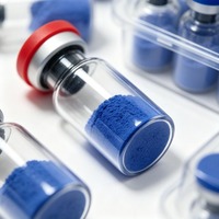 Poudre de Tripeptide-1 de Cuivre GHK-Cu de Haute Pureté (99%-99,9%) (CAS 89030955) Formule Moléculaire C14H21CuN6O6 Matière Première Cosmétique