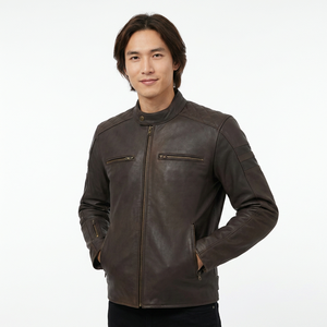 เสื้อแจ็คเก็ต Ling315-Autumn Safari แบบกระดุมแถวเดียว ทอผ้าแบบลำลอง ไซส์ใหญ่ กันน้ำ บุด้วยขนเป็ด สำหรับผู้ชาย เหมาะสำหรับกิจกรรมกลางแจ้ง - Product Image 6