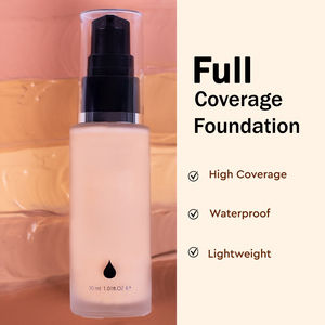 OEM Private Label Waterproof Liquid <b>Foundation</b> Full Coverage Natural Matte Makeup Base - Product Image 3