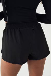 Pantalones Cortos Deportivos Personalizados para Mujer 2026, con Logotipo Bordado e Impreso, de Algodón, Corte Regular, Cintura Elástica, Color Sólido - Product Image 6