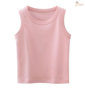 Nouveau débardeur d'été décontracté pour garçons, en coton à séchage rapide, imprimé, col rond, sans manches - Product Image 2