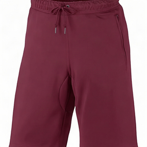 Men's Summer Mid <b>Shorts</b> 100% Polyester Drawstring Closure Breathable Anti-Wrinkle Quick Dry Solid <b>Zipper</b> Pocket <b>Shorts</b> - Product Image 4