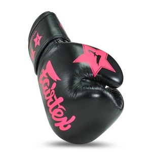 ถุงมือชกมวย Fairtex ระดับมืออาชีพ หนังแท้ ปรับแต่งได้ น้ำหนักเบา สำหรับฝึกซ้อมและแข่งขัน มวยไทย ซานด้า ใช้ได้ทั้งในร่มและกลางแจ้ง - Product Image 6