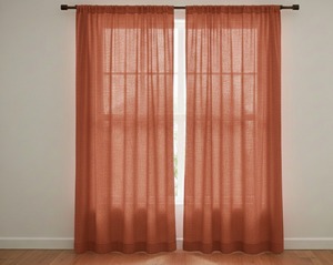 Rideau à passe-tringles en coton pur de haute qualité, style bohème personnalisable, occultation élevée (70%-90%), écologique, toutes saisons - Product Image 5