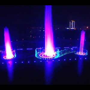 Fuente Musical Exterior LED de Acero Inoxidable Moderna, Grande, Personalizada y de Buena Calidad Profesional - Product Image 4