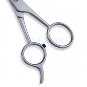 Ciseaux professionnels pour la parrure des cheveux, en acier inoxydable, à pointe arrondie, pour droitiers, manche long, outils de salon - Product Image 3