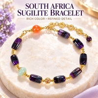 Bracelet en pierre naturelle personnalisé, bracelets en cristal spirituel, pierres naturelles de guérison, bracelet bohème en pierres précieuses naturelles, bracelet chakra