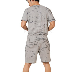 Conjunto de camiseta y pantalones cortos para hombre, para aventuras al aire libre, cómodo y ligero, ideal para viajes de verano, ropa informal y deportiva - Product Image 2