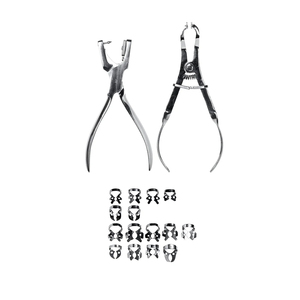 Kit de Abrazaderas de Goma para Dientes, para Procedimientos Endodónticos, Juego de Aislamiento Quirúrgico de Acero Inoxidable para Tratamiento Dental, Herramientas Dentales - Product Image 3